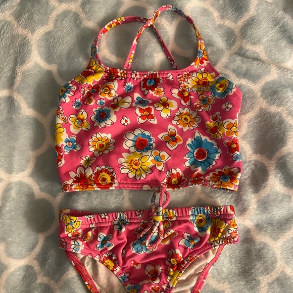 Speedo Flower Print 🌺 Swimsuit - Picture 1 of 9